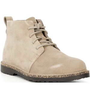 Birkenstock Uppsala Mid Taupe Suede lace-up chukka booties NWT